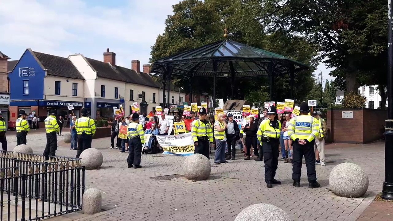 Cannock anti-immigration protest