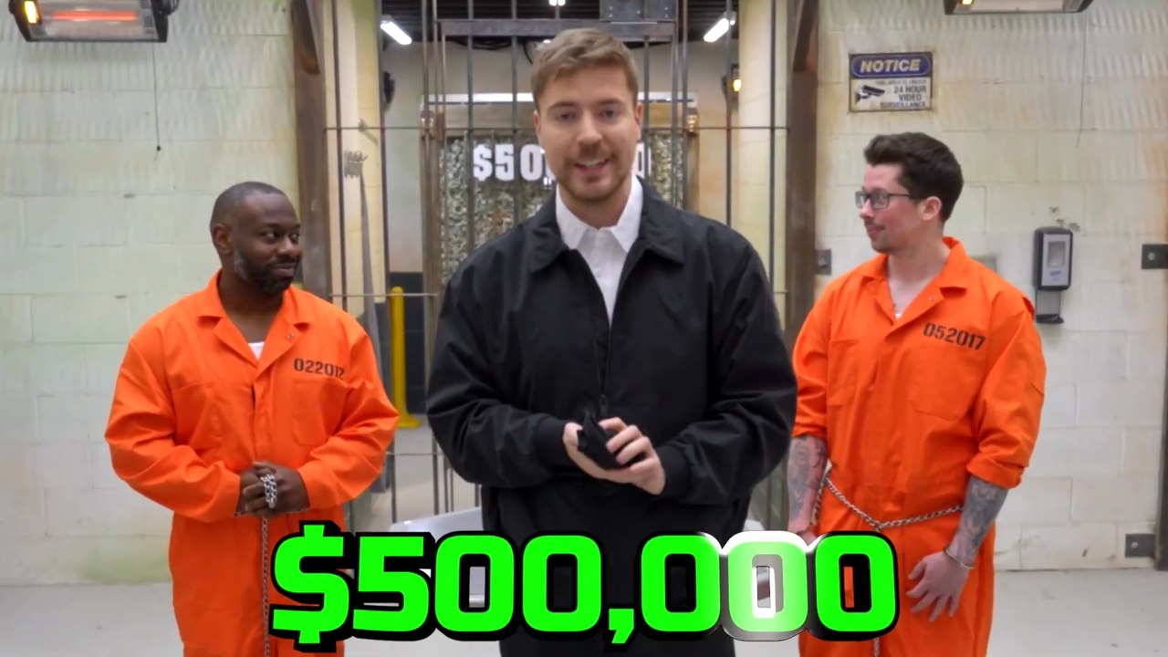 "100 Days In Prison For $500,000 😱🔒 | Insane Survival Challenge"