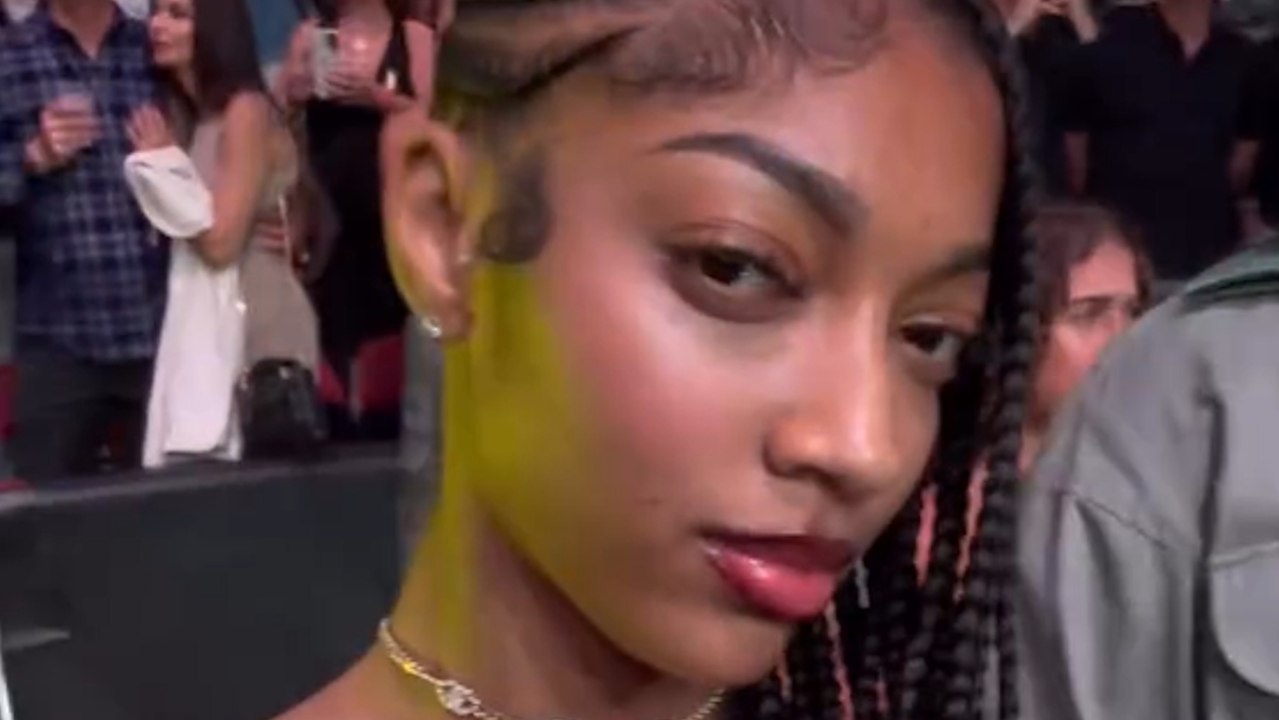 Angel Reese had a "date night" at UFC 319