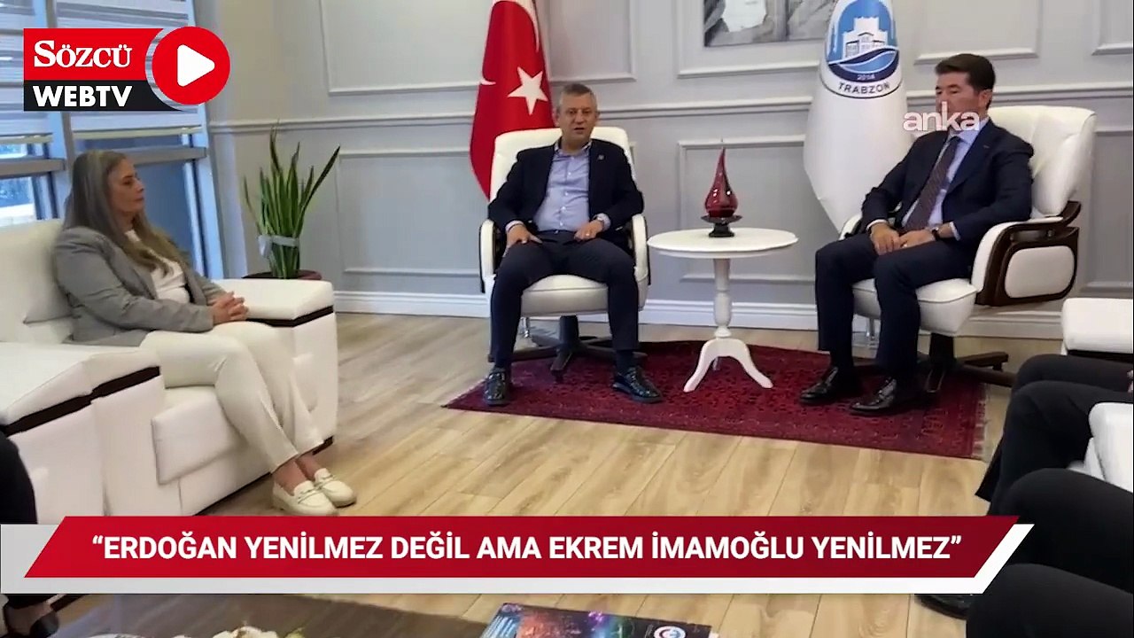 Özgür Özel: Erdoğan yenilmez değil, ancak Ekrem İmamoğlu yenilmez