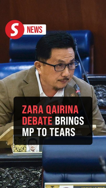 Backbencher chokes back tears during debate on Zara Qairina death
