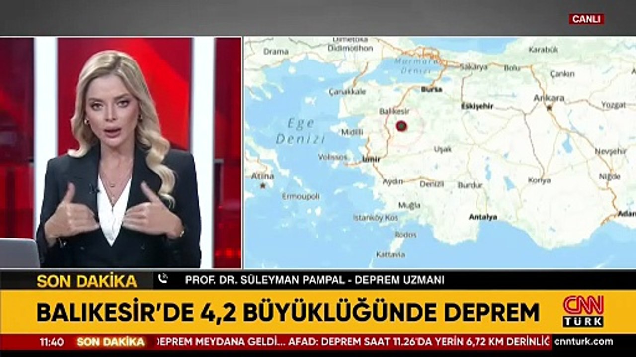 SON DAKİKA...Balıkesir'de 4.2 büyüklüğünde deprem