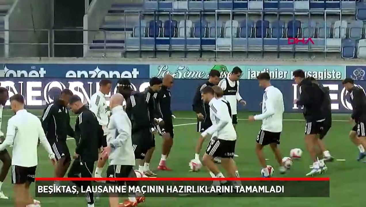 Beşiktaş, Lausanne maçına hazır