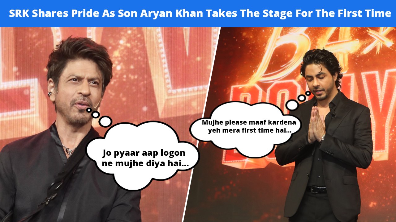 Father Shah Rukh Khan Shares Pride As Son Aryan Khan Takes The Stage For The Time As A Director