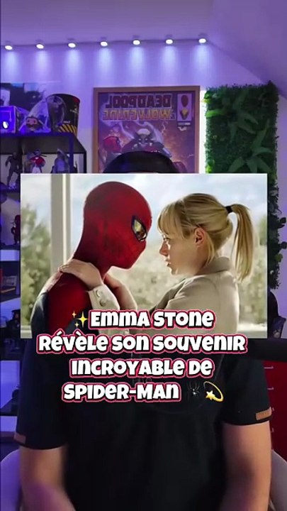 Emma Stone 💫 Son incroyable souvenir de Spider-Man 🕷️