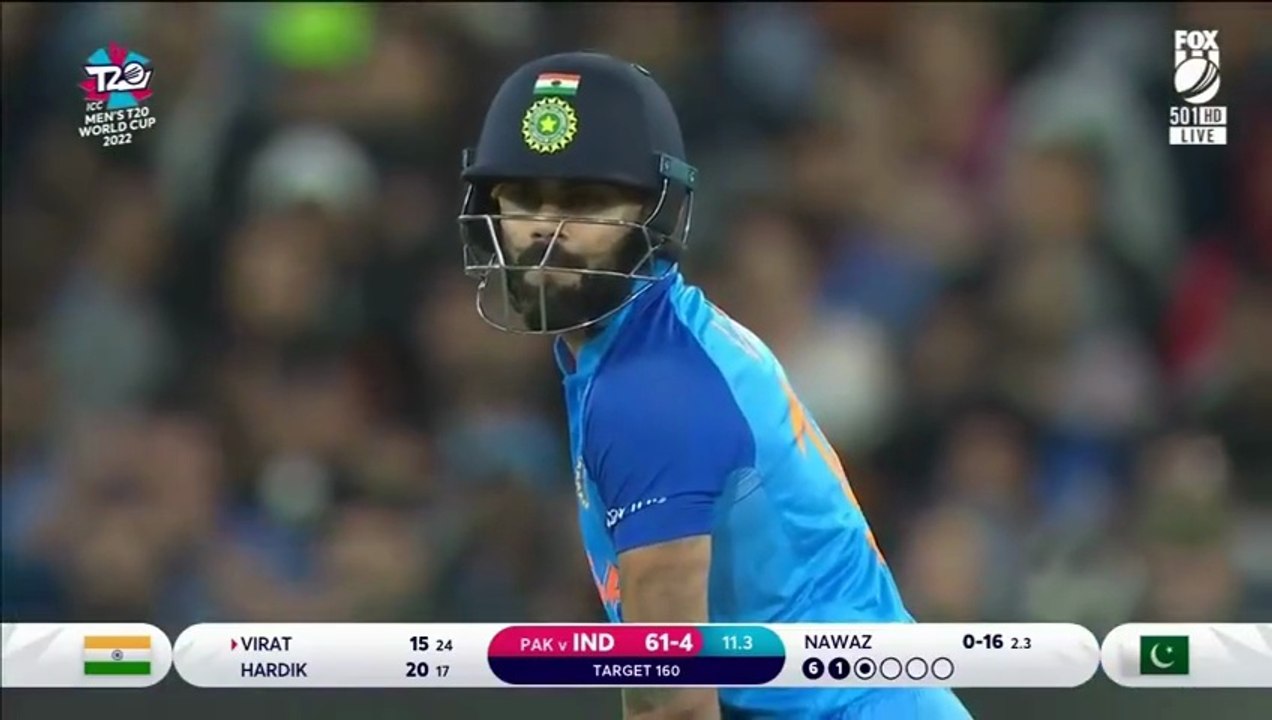 India vs Pakistan T20 World Cup 2022 | Full Match | Part 2 | Virat Kohli 82*