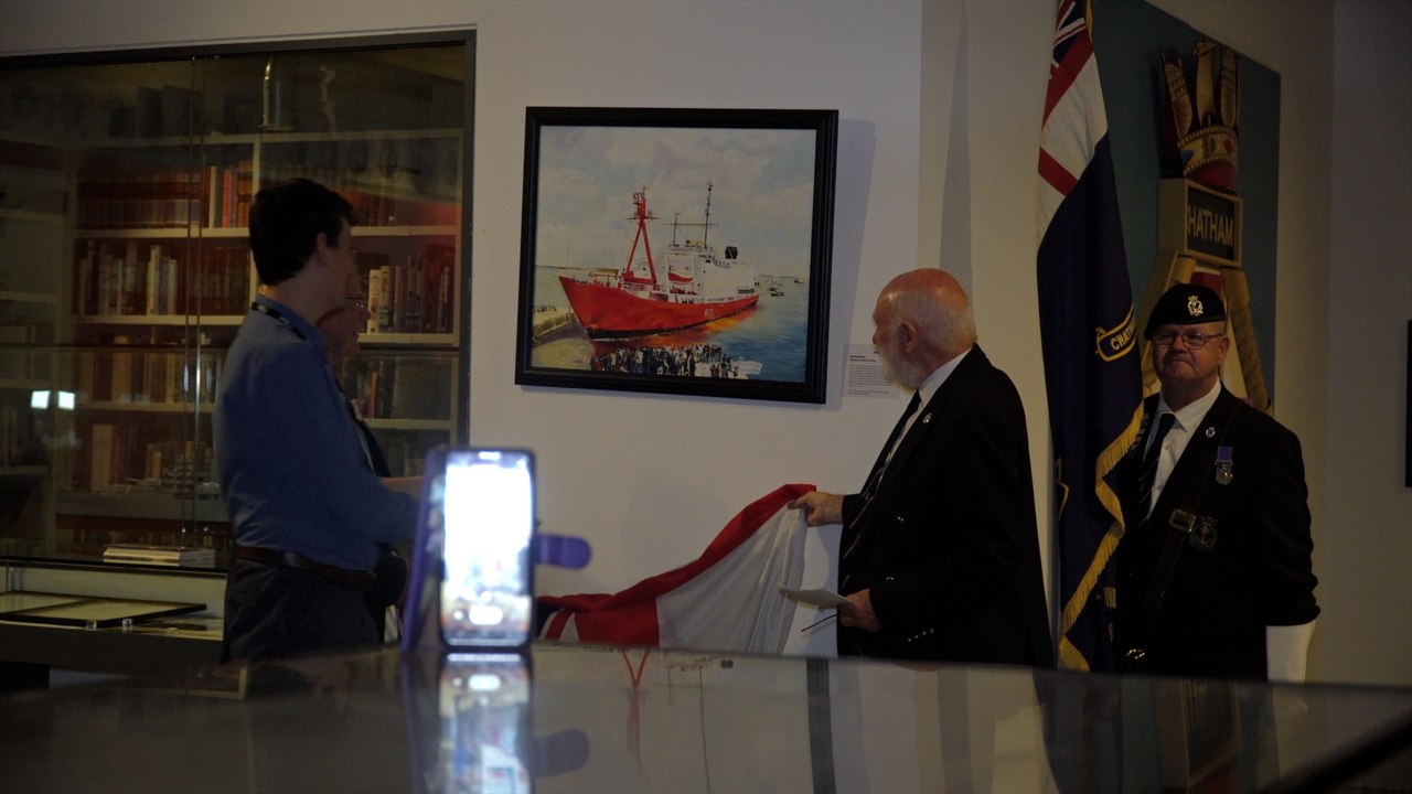 A new painting of the HMS Endurance unveiled to keep its legacy alive.
