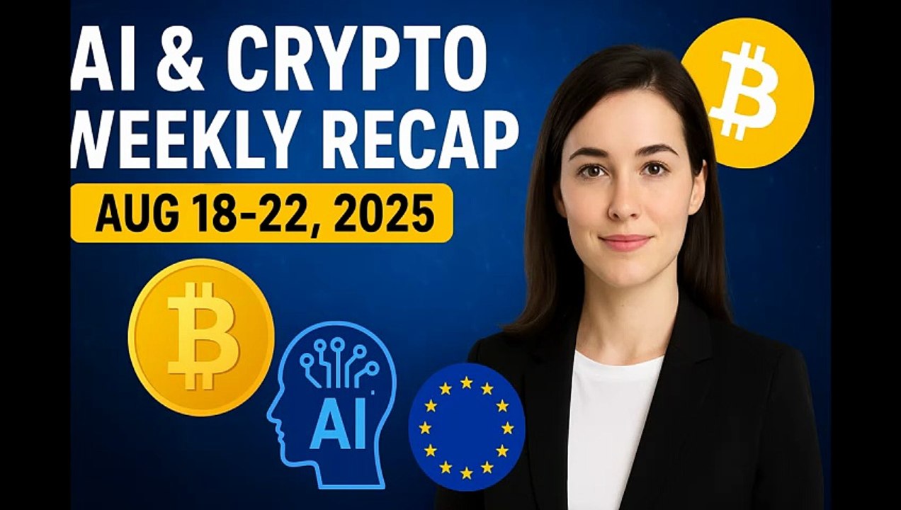 AI & Crypto Weekly Recap | Bitcoin $113K, Digital Euro, DOJ Shift, AI in Finance (Aug 18–22, 2025)