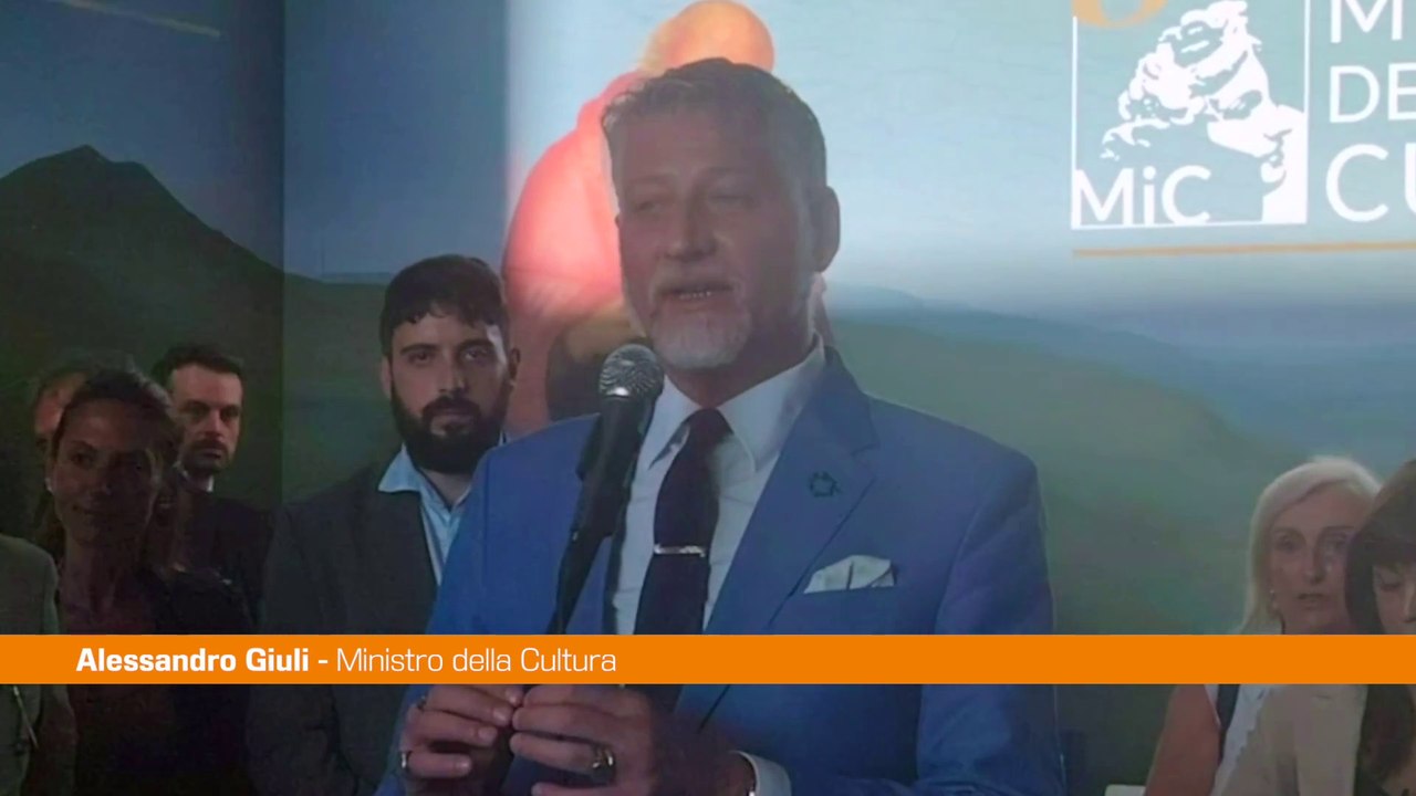 Giuli "Bellezza e dialogo arginano la desertificazione culturale"