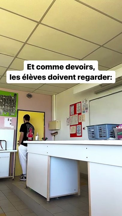 Quand tu donnes des animes à regarder comme devoir