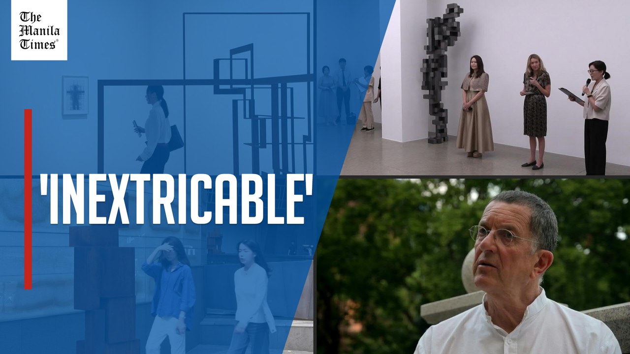 Sculptor Gormley unveils new exhibition in Seoul