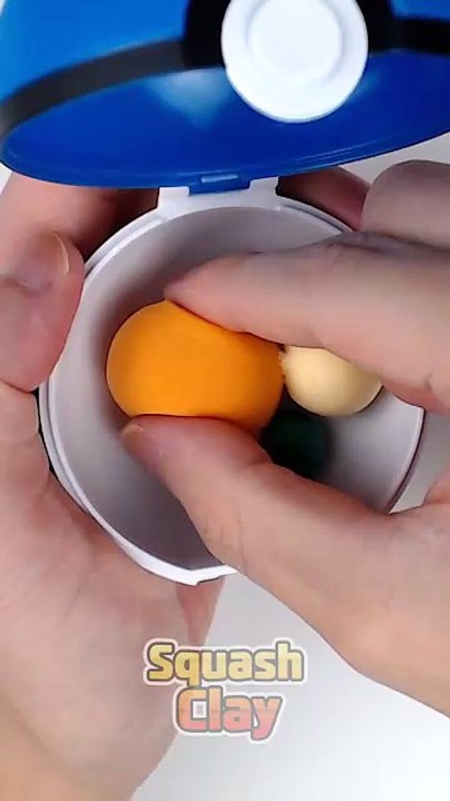 I made Pokémon mini Charizard(Squash Clay style) #pokemon #shorts #clay