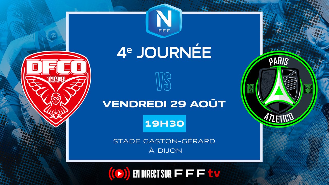 J4 I Dijon FCO - Paris 13 Atletico (4-2) I National FFF 2025 2026