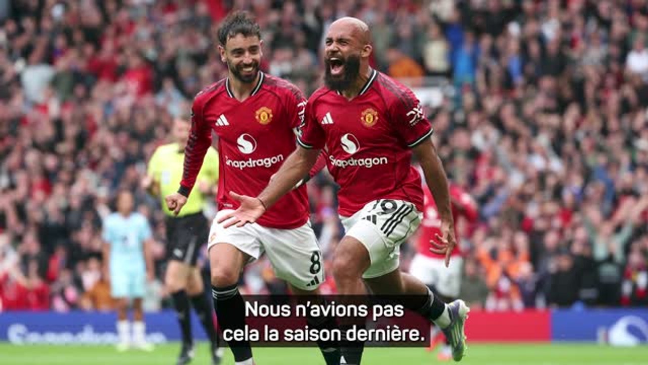 Man. United - Amorim félicite Bryan Mbeumo après sa prestation contre Burnley