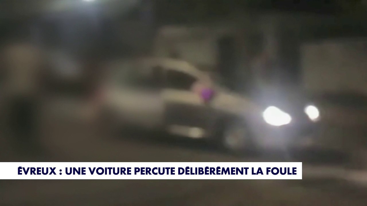 Évreux : une voiture percute délibérément la foule