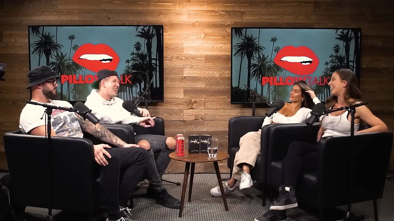 CHERIE DEVILLE HOOKS UP WITH SARA ROSE IN PODCAST STUDIO