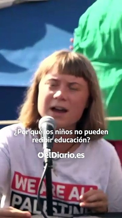 Greta Thunberg, antes de que la Flotilla parta de Barcelona a Gaza