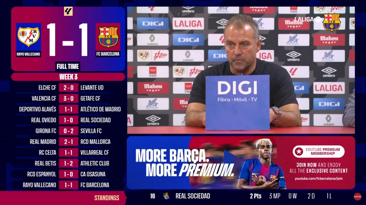 Hansi Flick rueda de prensa