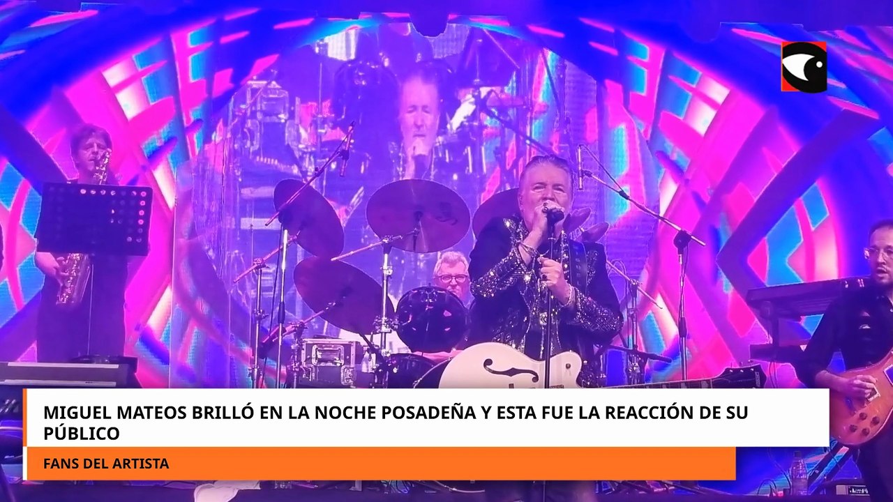 Miguel Mateos hizo vibrar UMMA con un show que recorrió su historia y clásicos del rock nacional