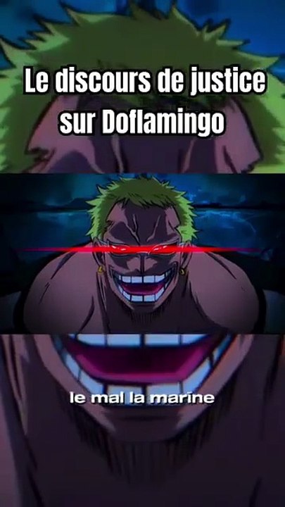 Le discours de justice sur Doflamingo
