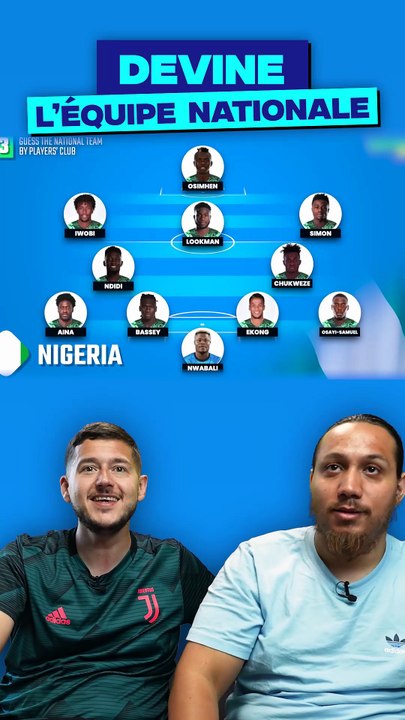 Devine l'équipe !