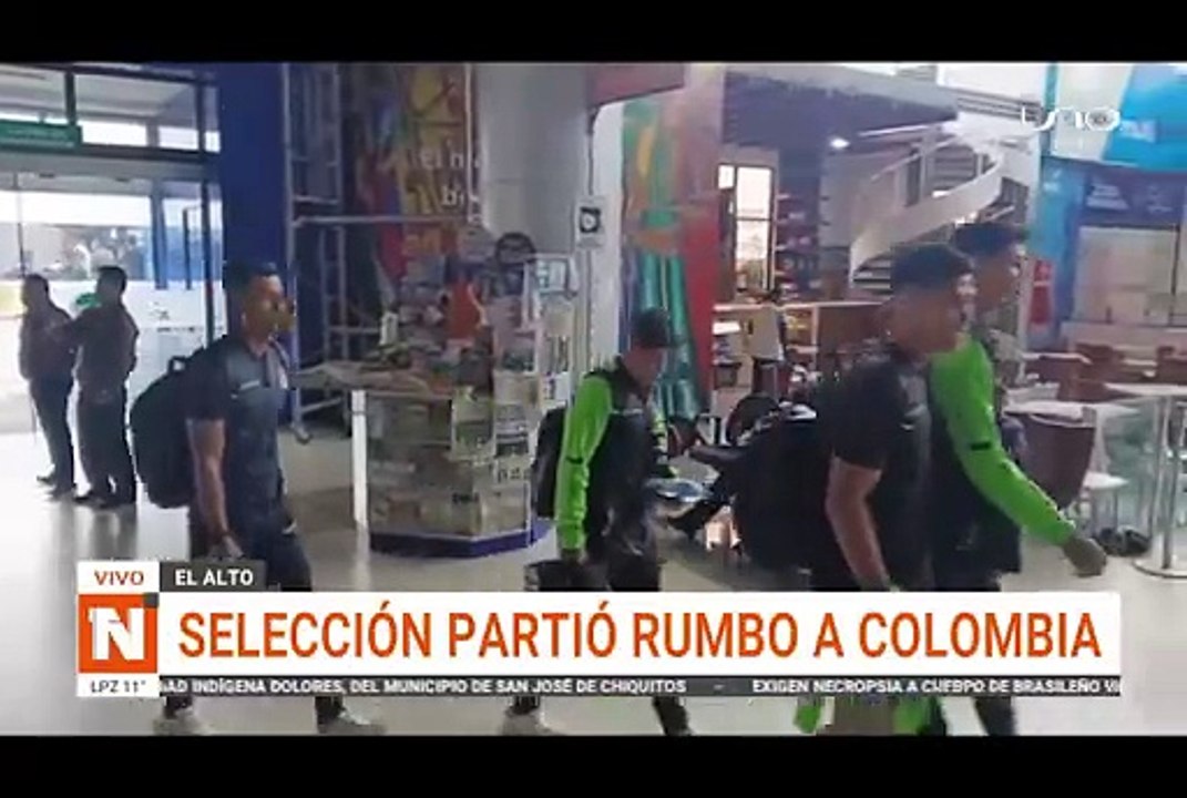 La Selección Boliviana Parte Rumo a Colombia para Partido Internacional ⚽