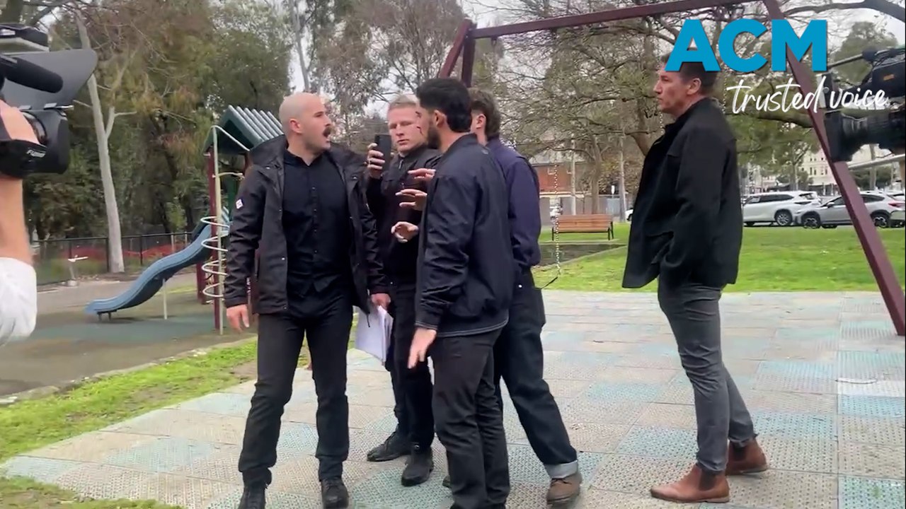 Neo-Nazi Thomas Sewell Confronts Victorian Premier Jacinta Allan in Shocking Press Conference