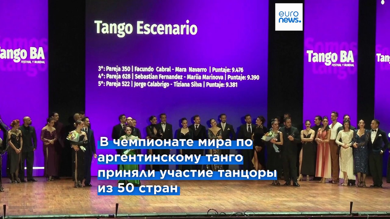 Чемпионат мира по танго выиграли аргентинские пары