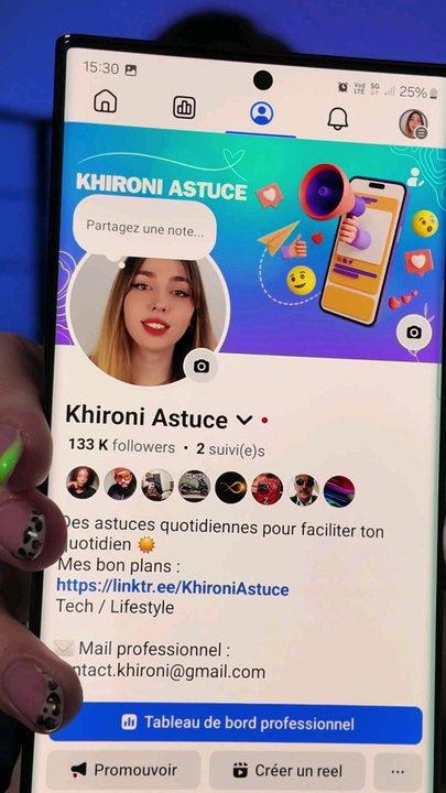 Change de photo de profil incognito #astuce #astuces #tips