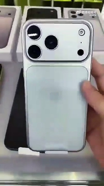 Filtración en video del supuesto iPhone 17 Pro Max desde la cadena de suministro china