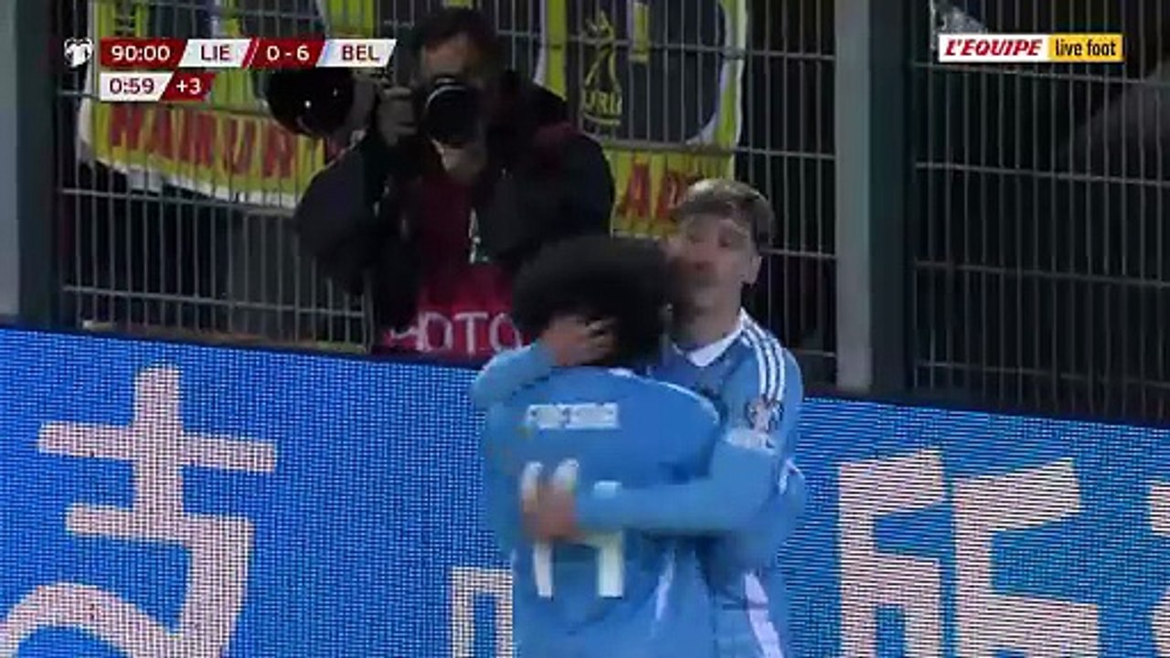 Malick Fofana à la conclusion du récital belge - Foot - Qualif. Coupe du monde