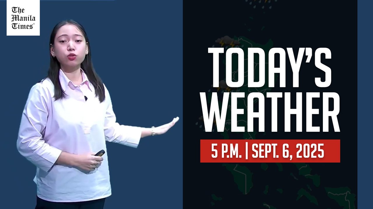 Today's Weather, 5 P.M. | Sept. 6, 2025