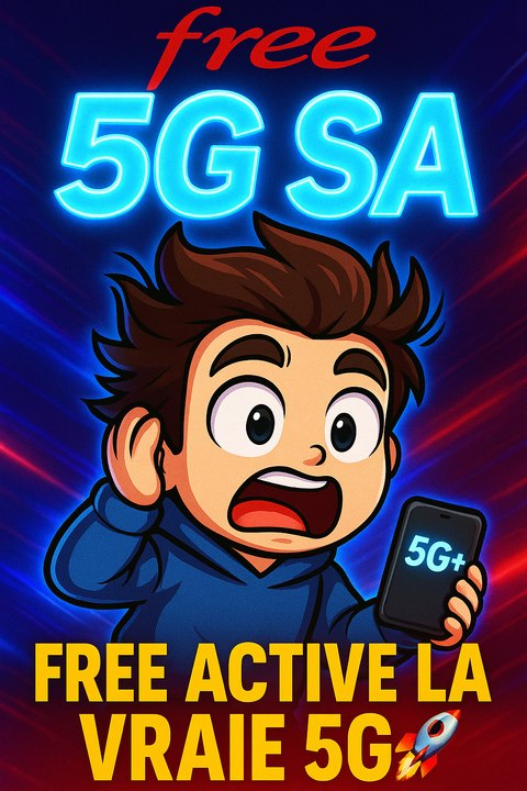Free débloque la vraie 5G (pas la version low-cost) !