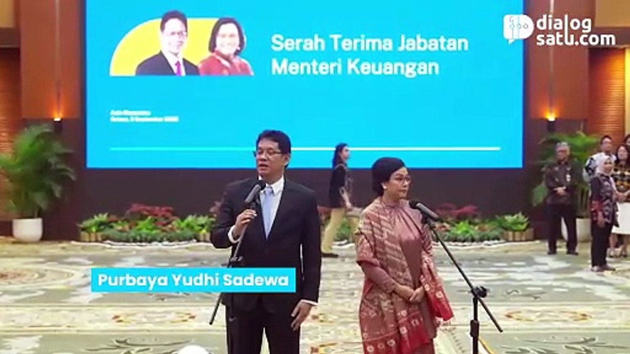 Keterangan Pers Serah Terima Jabatan Menteri Keuangan RI, Sri Mulyani ke Purbaya Yudhi Sadewa