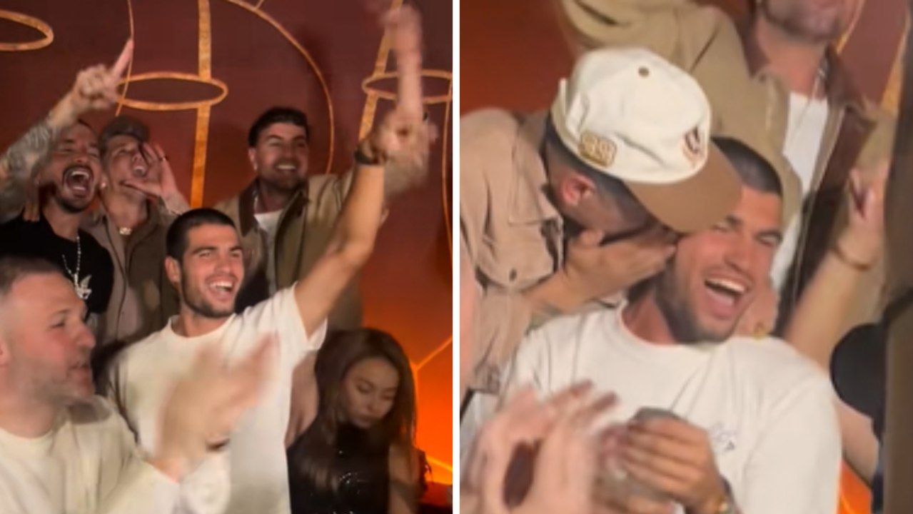 Fiestón de Alcaraz en NYC con J Balvin... ¡al ritmo de la 'Potra salvaje'!