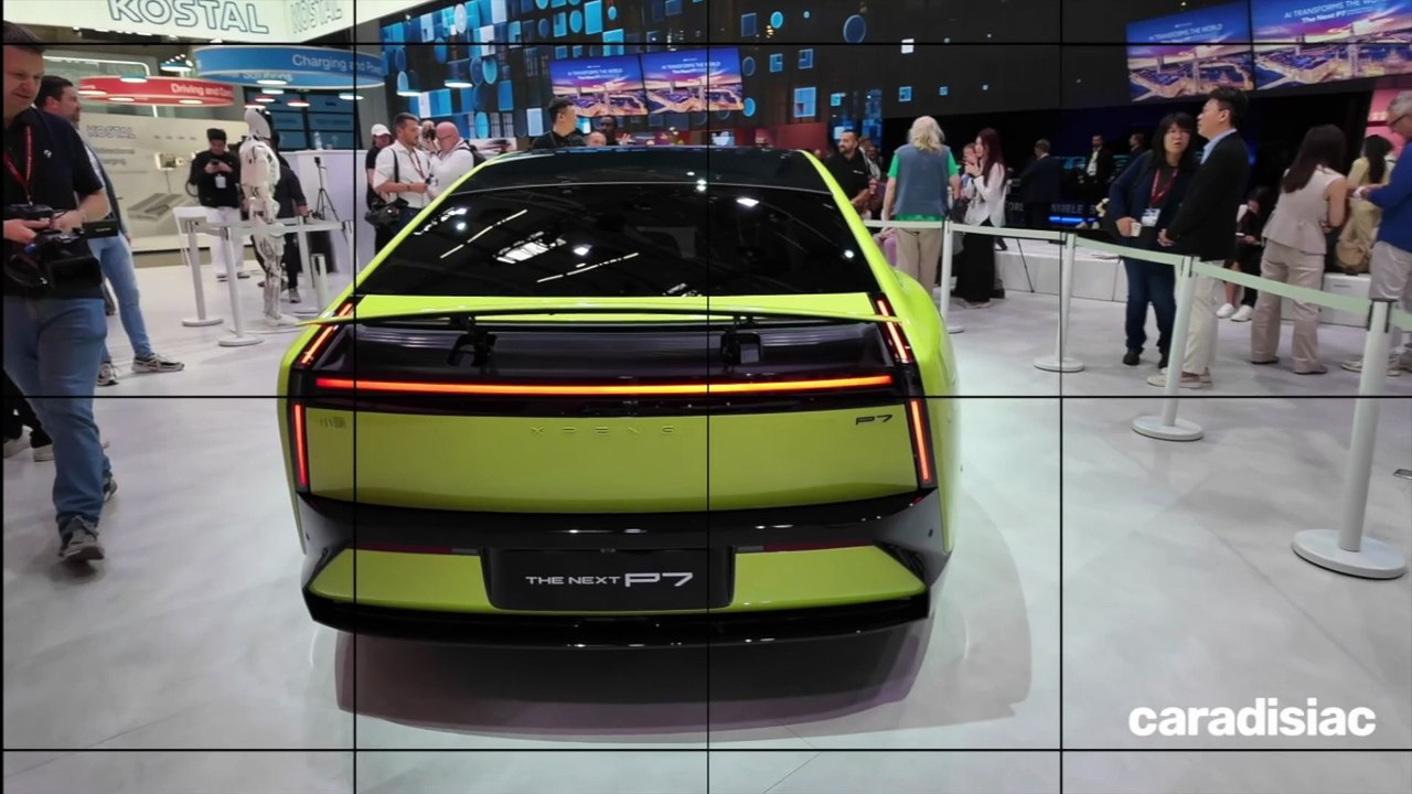 Le stand XPeng au salon de Munich : grosse offensive