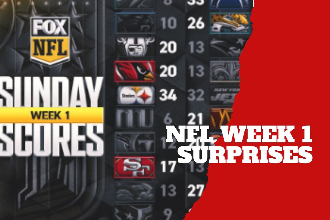 NFL Biggest Surprises of Week 1
