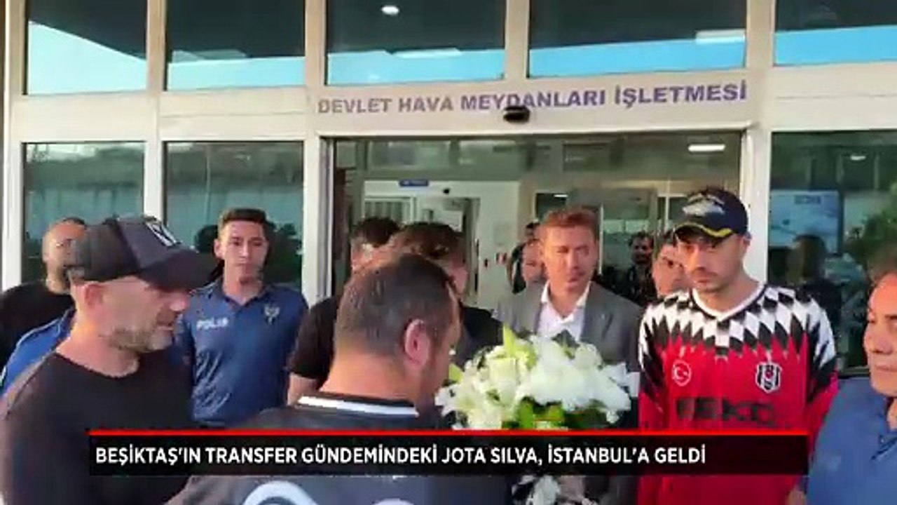 Portekizli futbolcu Jota Silva, Beşiktaş için İstanbul'a geldi