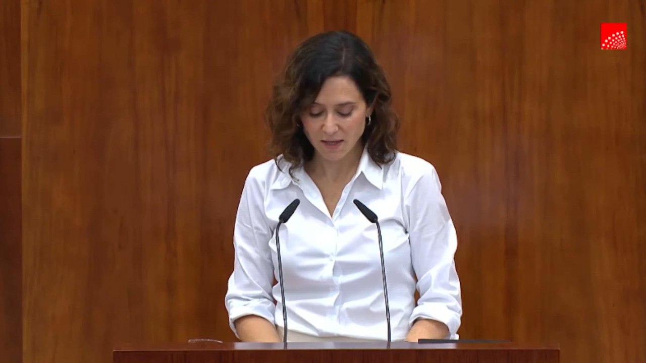 Comparecencia Isabel Díaz Ayuso