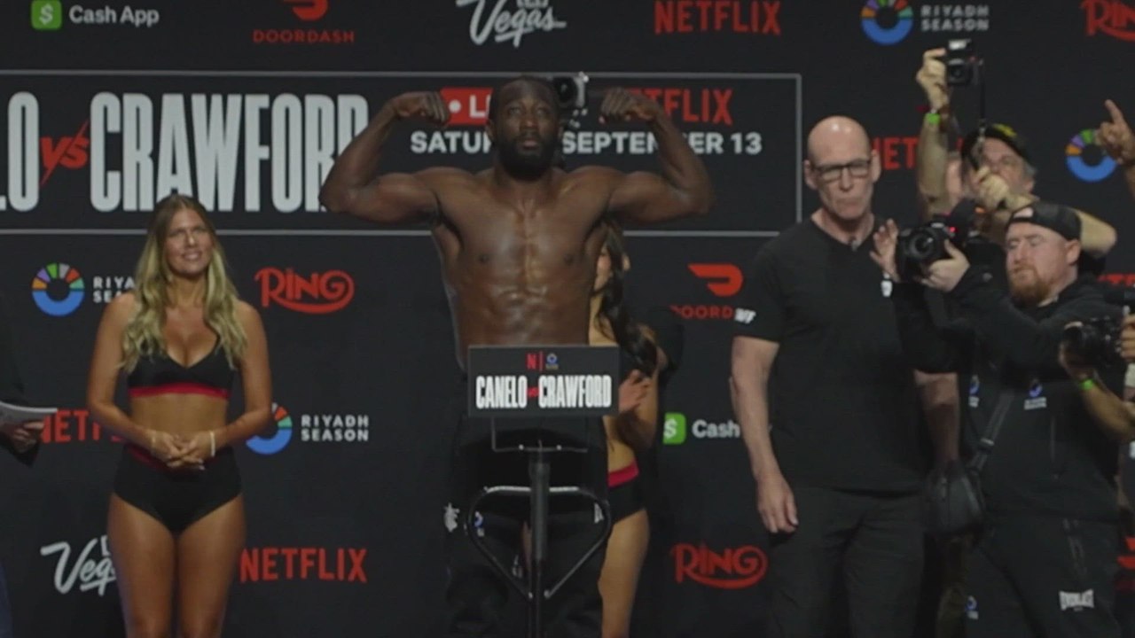 SAÚL 'CANELO' ÁLVAREZ vs TERRENCE CRAWFORD: PESAJE y CARA A CARA