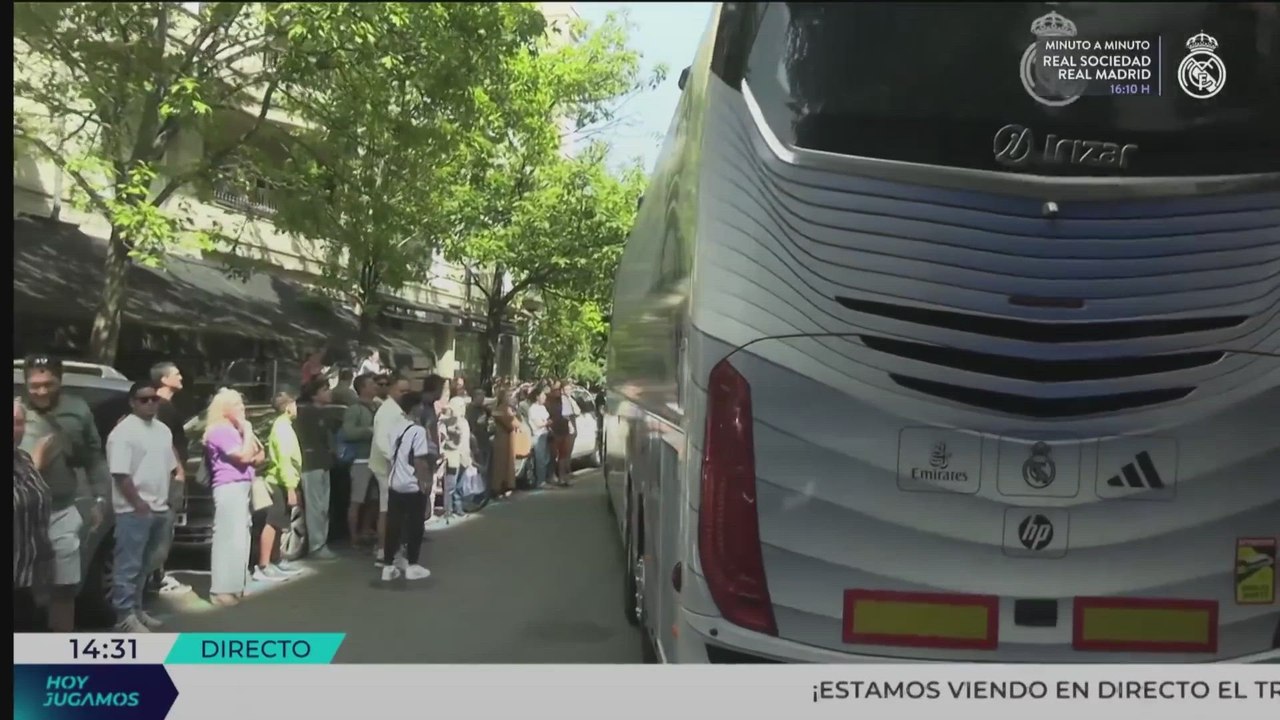 Llegada del Real Madrid a Anoeta | Real Sociedad vs. Real Madrid