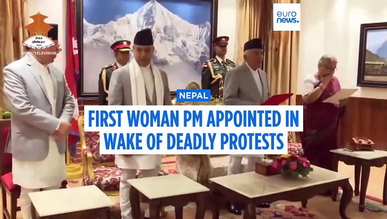 Nepal appoints first woman prime minister on interim basis as calm restored following Gen-Z protests