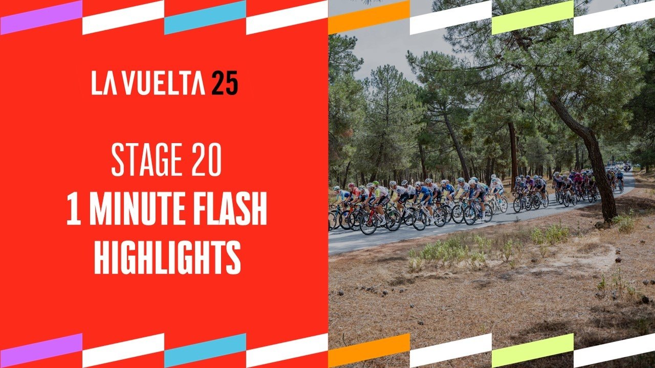 Stage Highlights in 1' - Stage 20 - La Vuelta 2025