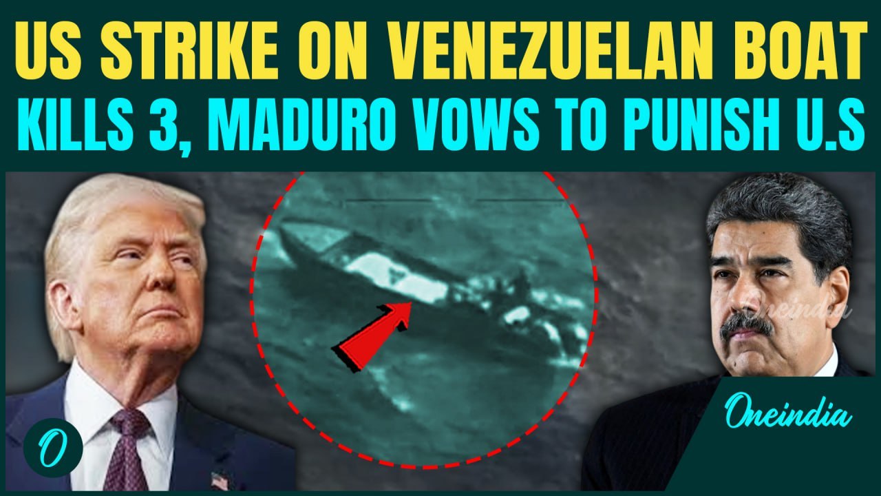 US Vs Venezuela BREAKING: Trump’s 2nd Deadly Strike On Venezuelan Boat Kills 3, Maduro Fumes