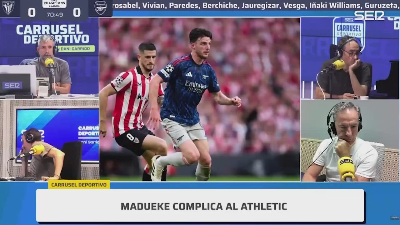 Gol del Arsenal en el 70, gol de Marinelli, Athletic 0-1 Arsenal