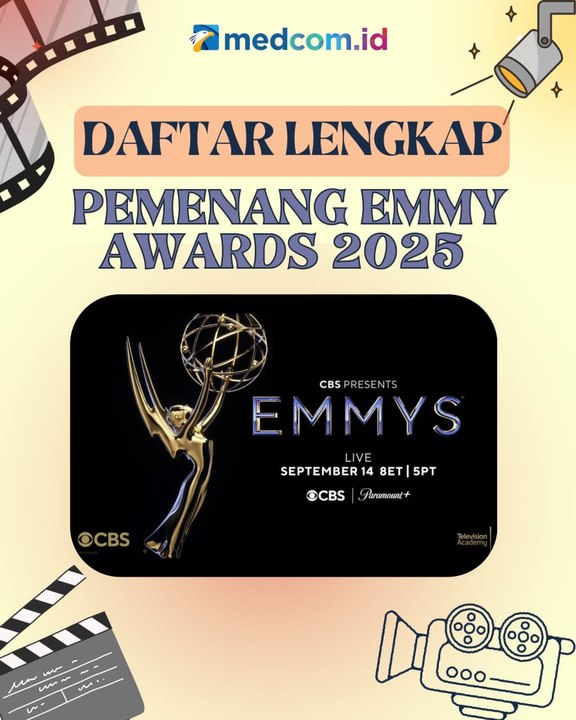 Ini Daftar Lengkap Pemenang Emmy Awards 2025