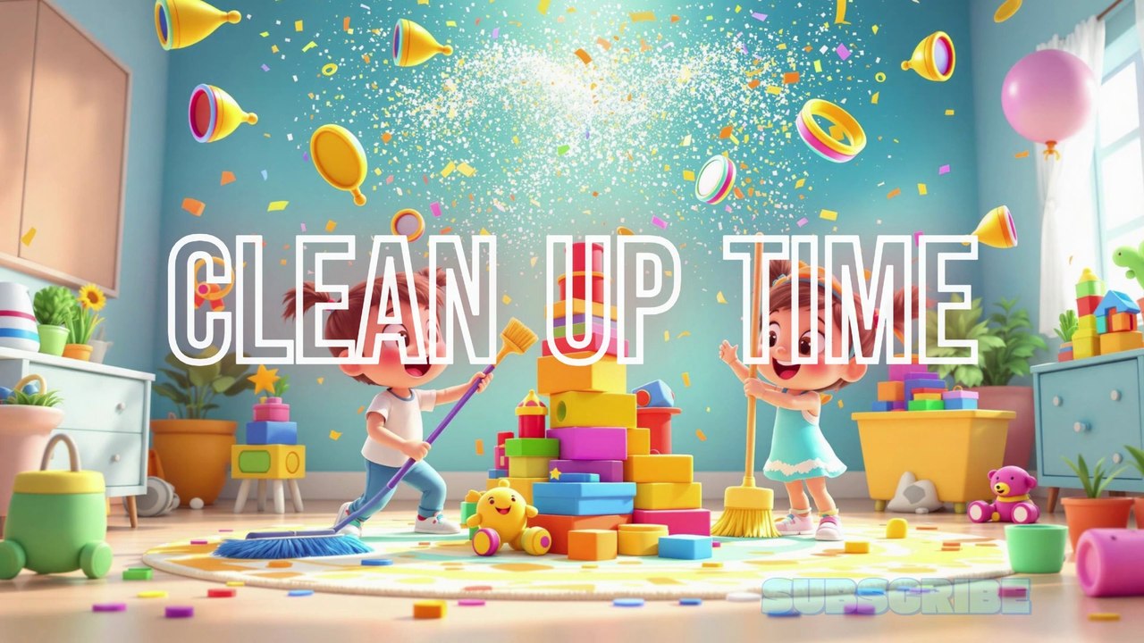 🎶 Let’s Clean Up! 🧼✨ | The Catchiest Clean-Up Song for Kids!