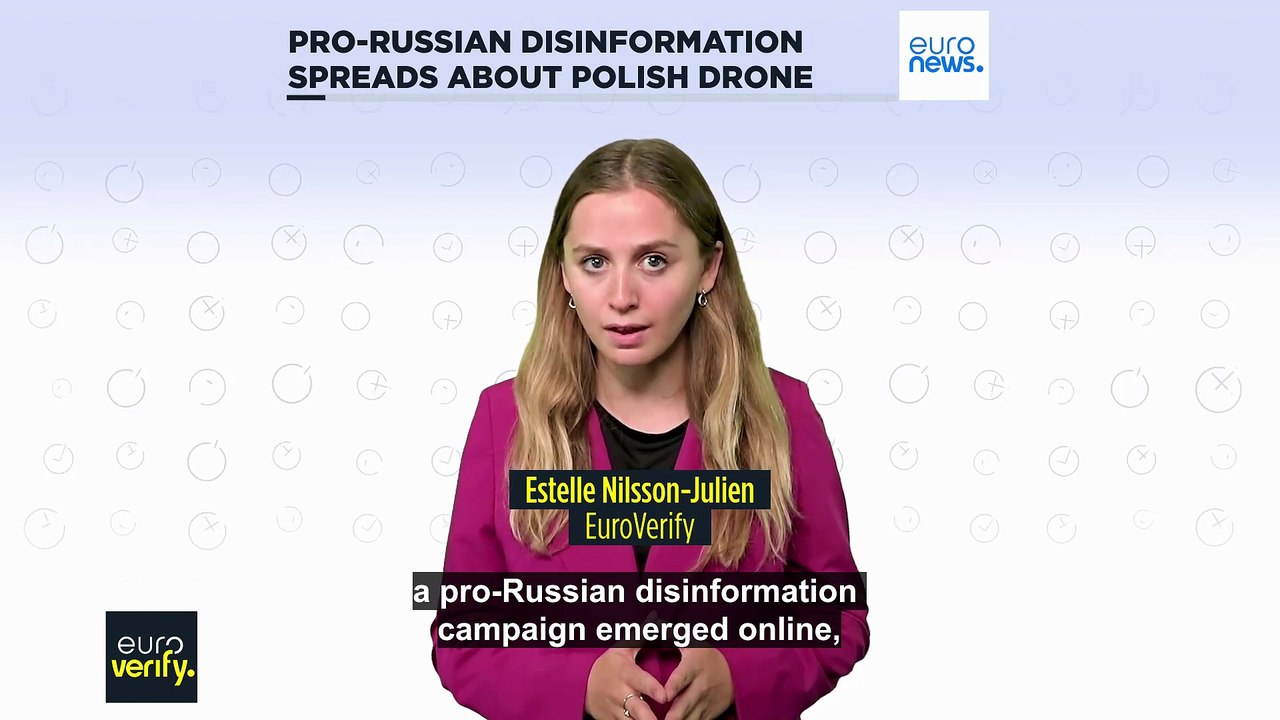 Pro-Russian disinformation spreads false narrative about drone incursion in Poland