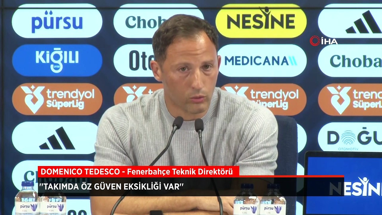 Fenerbahçe Teknik Direktörü Tedesco: Takımda Öz Güven Eksikliği Var ⚽