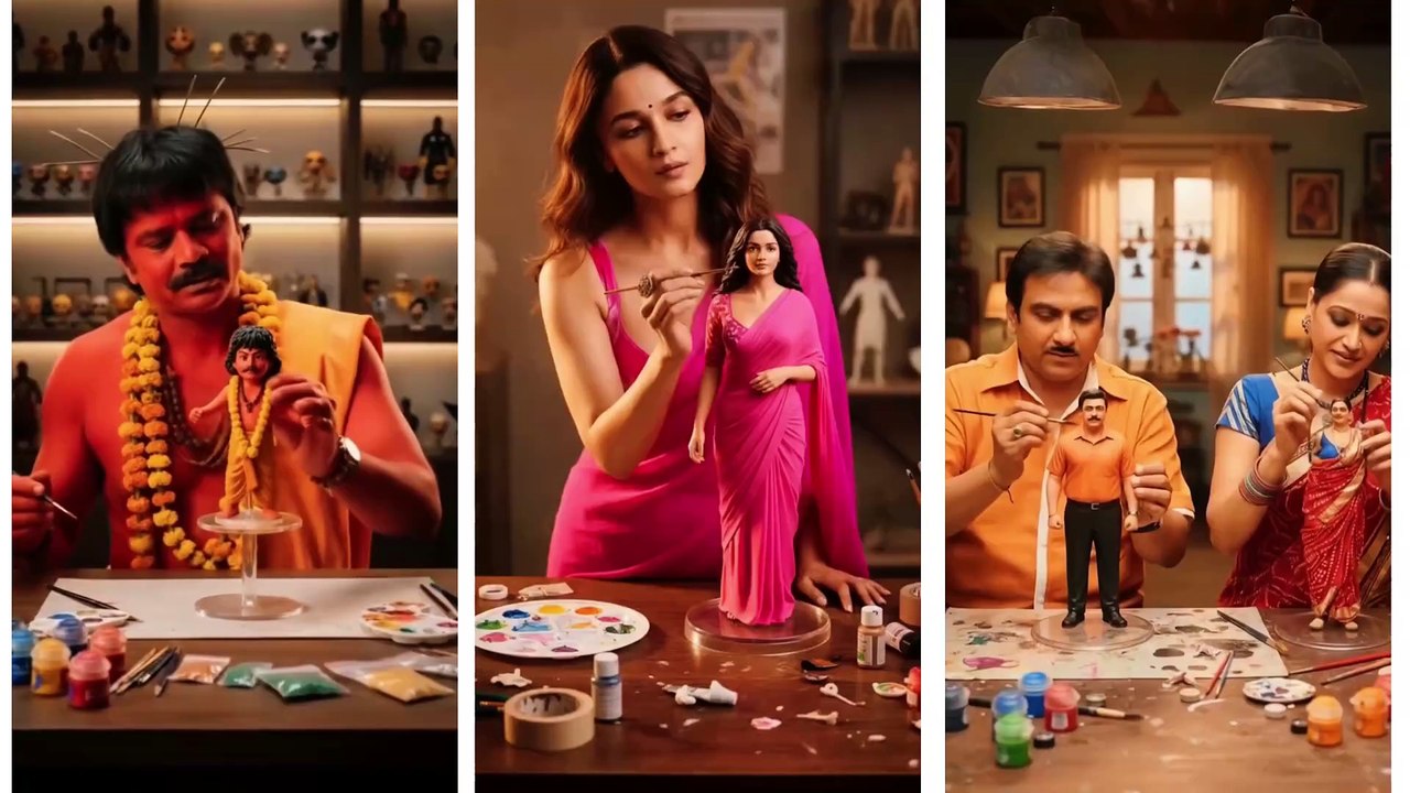 Trending Instagram Viral Figurine 3D AI Video Kaise Banaye | Google miniature Model Gemini Viral Photo & Video Editing 2025